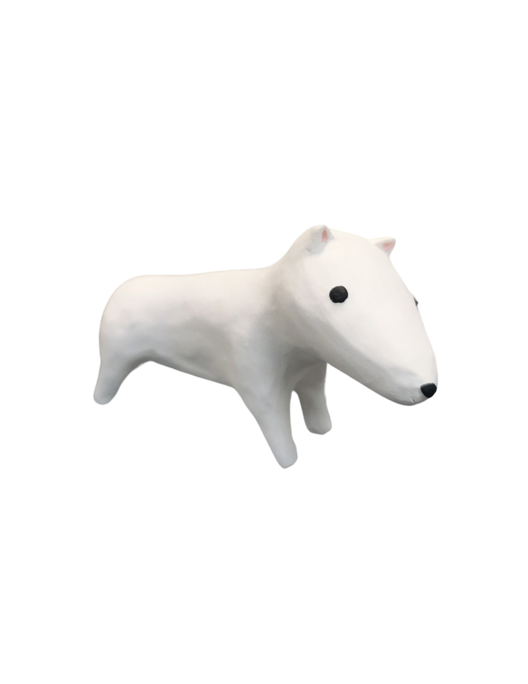 Valkoinen koira (keraaminen veistos)