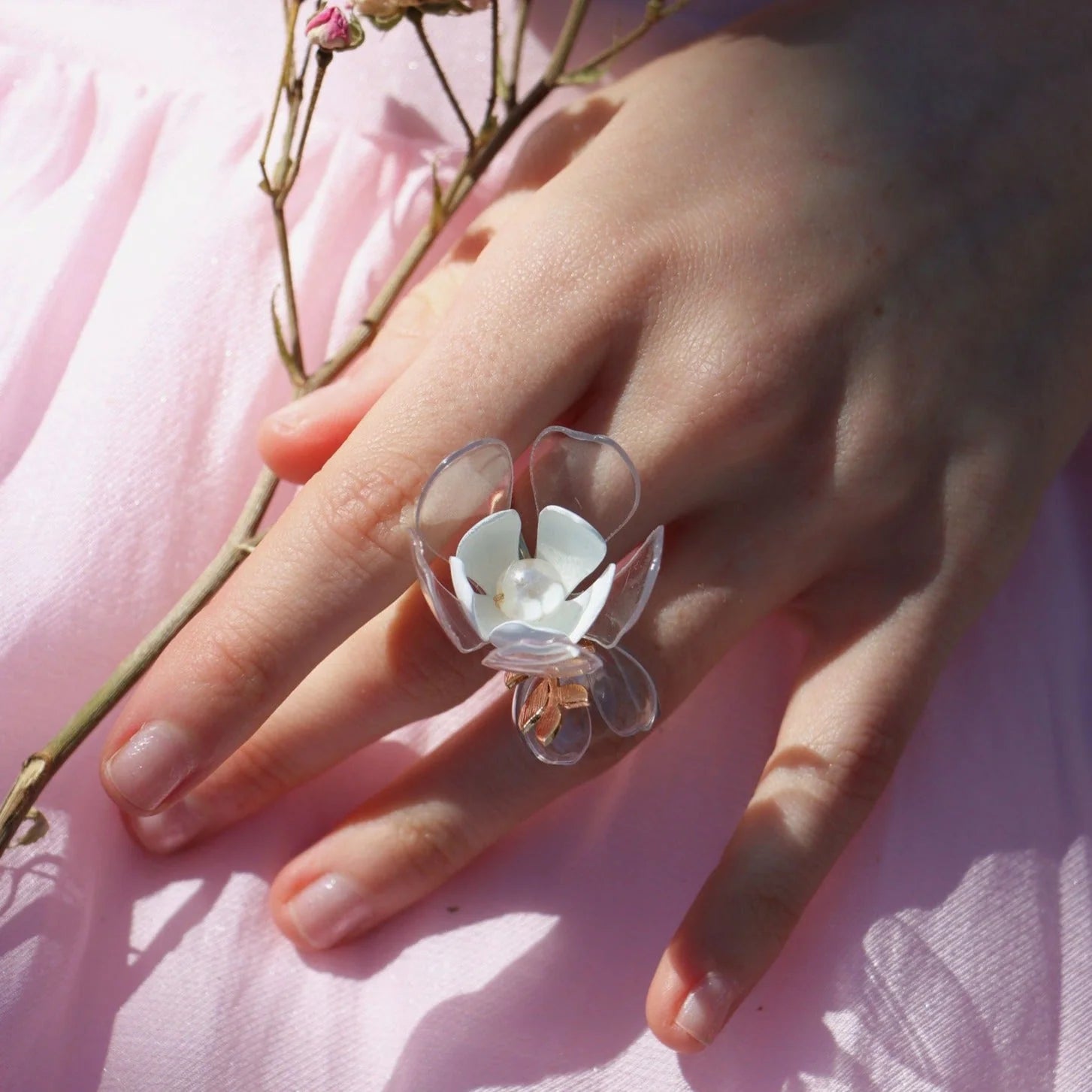 Jasmine Flowers Fairy Ring