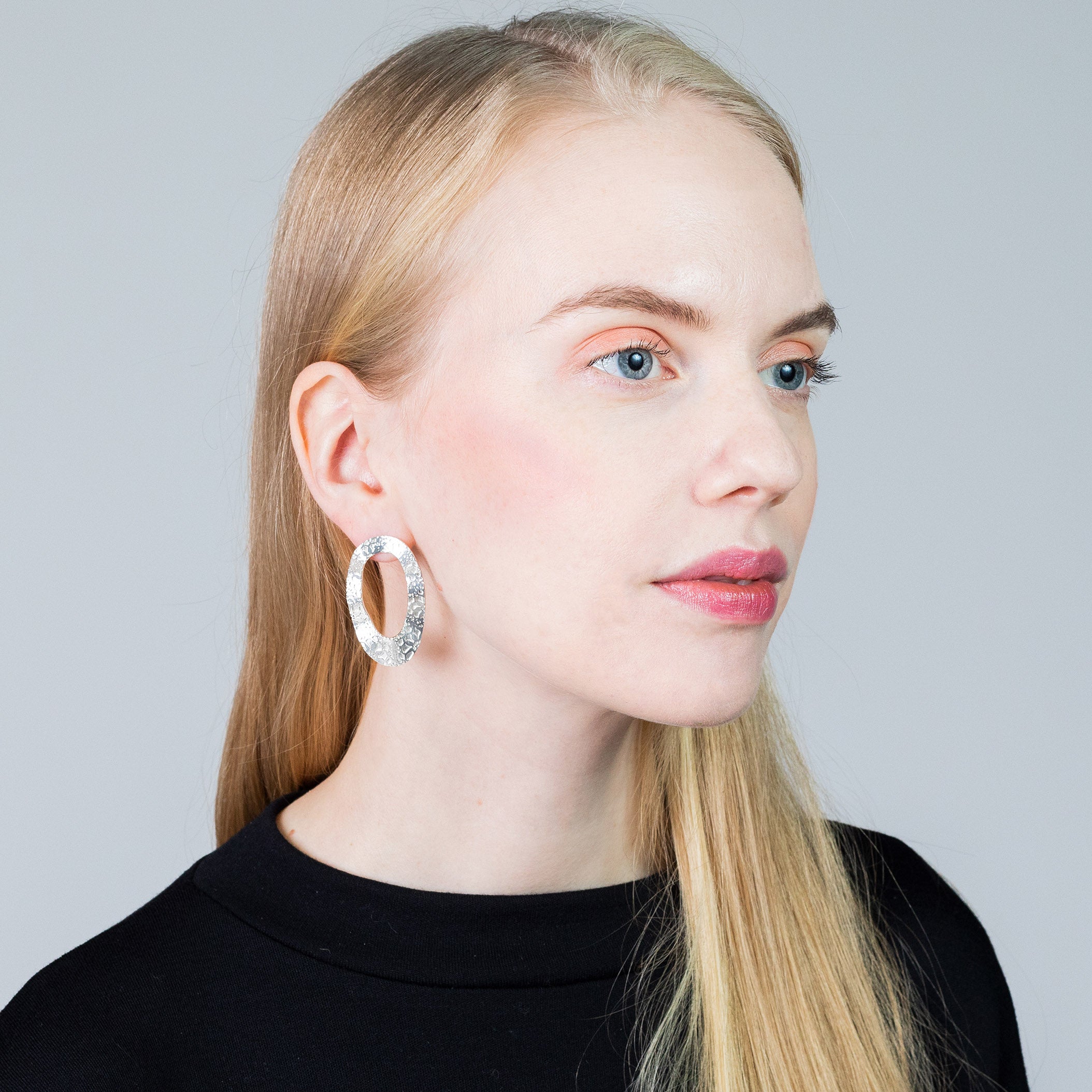 Lace earrings, large